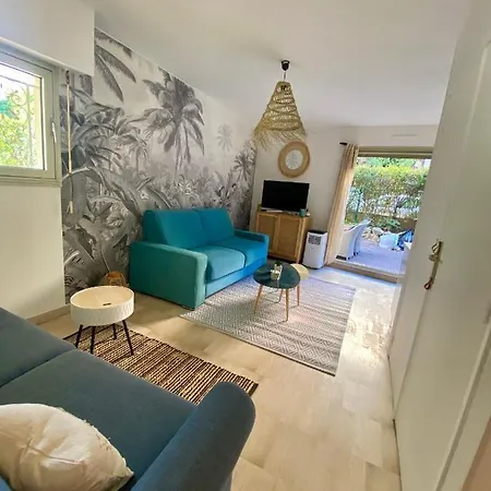 La Beau'm Les Pins Centre 200m De La Terrasse Et Jardin * 주앙레핑