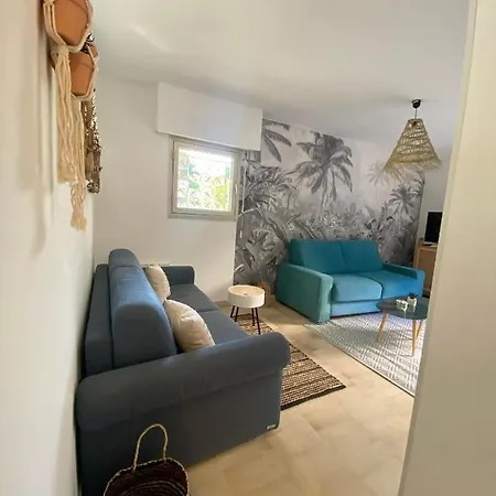 La Beau'm Les Pins Centre 200m De La Terrasse Et Jardin * 주앙레핑