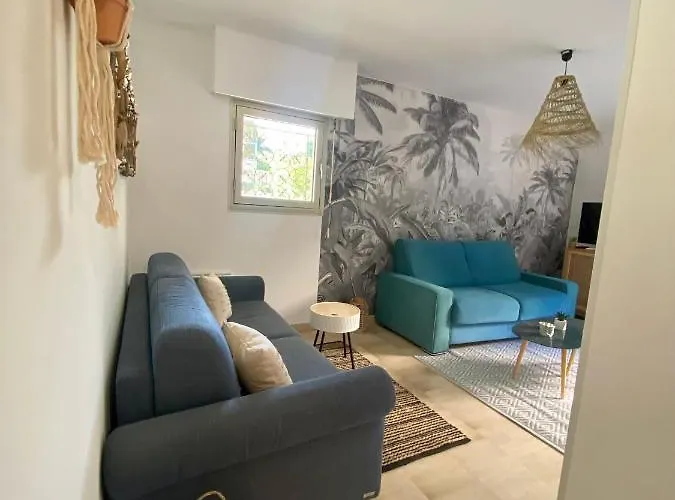 La Beau'm Les Pins Centre 200m De La Terrasse Et Jardin * ジュアン・レ・パン