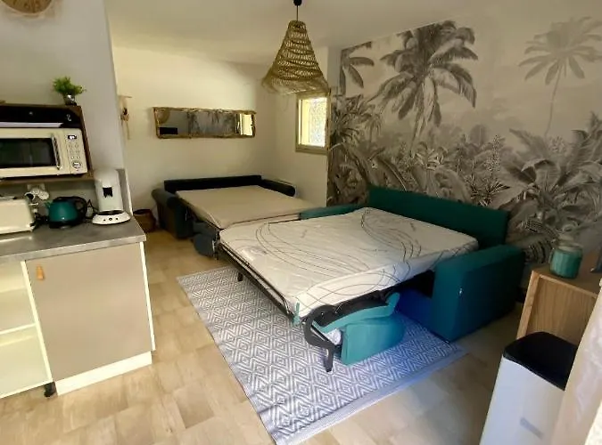 La Beau'm Les Pins Centre 200m De La Terrasse Et Jardin ジュアン・レ・パン